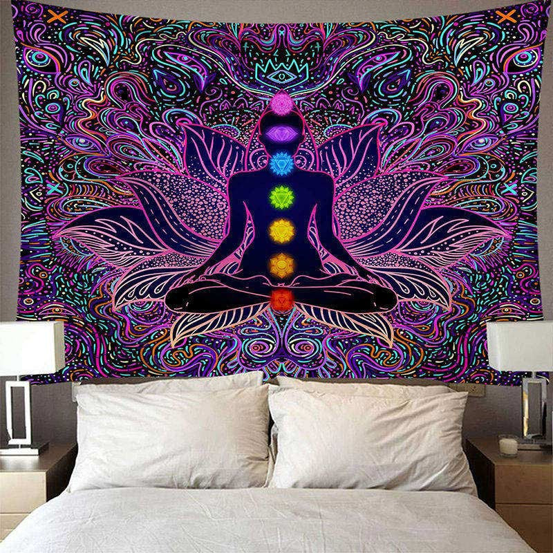 Lofaris Yoga Meditation Bohemian Mandala Spiritual Tapestry