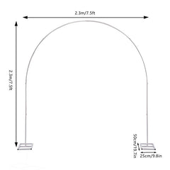 Lofaris 7.5Ft Iron Balloon Flower Display Wedding Arch Stand