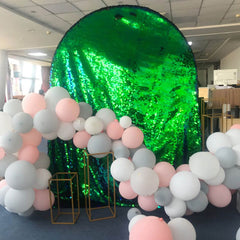 Green Sequin Backdrop Wall | Wedding Event Party Decorations