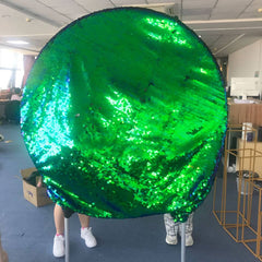 Green Sequin Backdrop Wall | Wedding Event Party Decorations