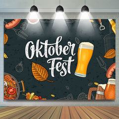 Lofaris Munich Leaves Beer Oktoberfest Festival Backdrop