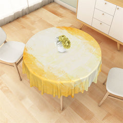 Lofaris Solid Color Sunset Artistic Round Tablecloth