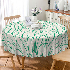 Lofaris Full Of Plants Spring Theme Round Tablecloth