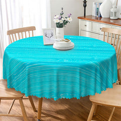 Lofaris Sea Blue Sweet Summer Holiday Round Tablecloth