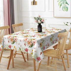 Lofaris Vintage Flowers Rectangle Tablecloth For Party