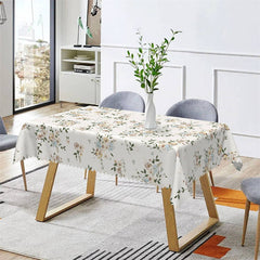 Lofaris Spring Flowers Pattern Square Tablecloth For Kitchen