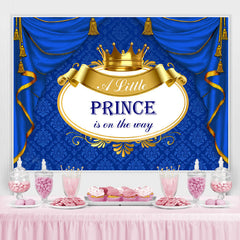 Lofaris A Little Prince Is On The Way Baby Shower Backdrop