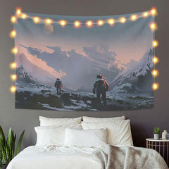 Lofaris Astronaut Mountain Funny Room Decoration Wall Tapestry