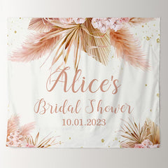 Lofaris Autumn Leaves With Flower Bride To Be Wedding Backdrop