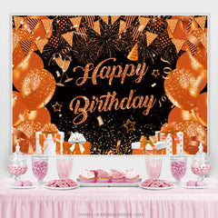 Lofaris Balloon Flag With Spark Gifts Birthday Backdrop