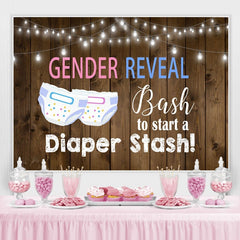 Lofaris Bash To Start A Diaper Stash Theme Baby Shower Backdrop