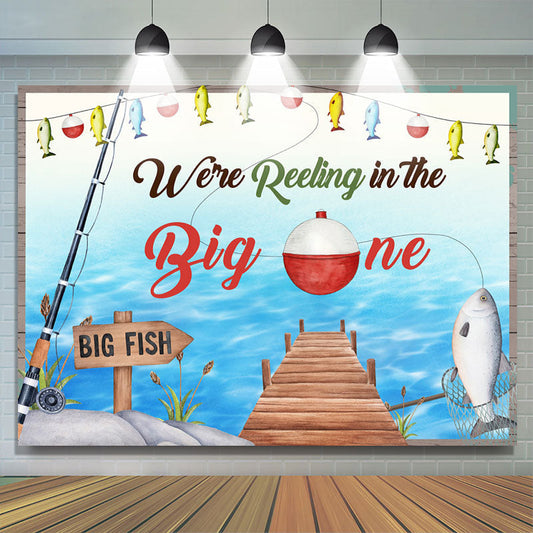 The BIG ONE Cake Topper Personalized Cake Topper Fishing 1st Birthday the  Big One Fish Cake Topper Fishing Birthday Decorations -  Denmark