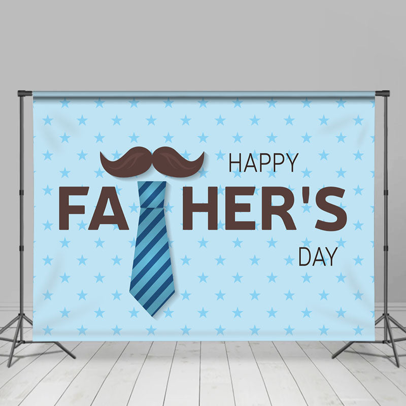 Lofaris Blue Little Star Cravat Happy Fathers Day For Party