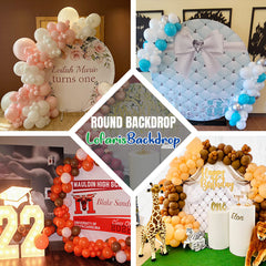 Lofaris Swing Care Bear Rainbow Cloud Birthday Backdrop | Cocomelon Birthday Theme Backdrop | Custom Birthday Backdrops | Cocomelon Theme Backdrop