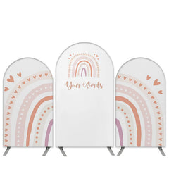 Lofaris Bohemian Rainbow Theme Birthday Arch Backdrop Kit