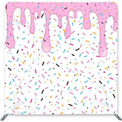 Lofaris Candy And Donut Double-Sided Backdrop for Birthday