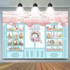 Lofaris Candy Store Themed Happy Easter Day Backdrop For Kid