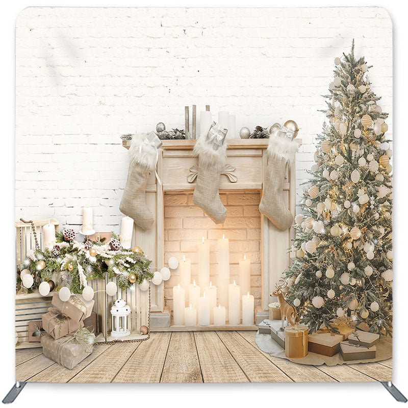 Lofaris Christmas Tree Double-Sided Backdrop for