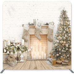 Lofaris Christmas Tree Double-Sided Backdrop for