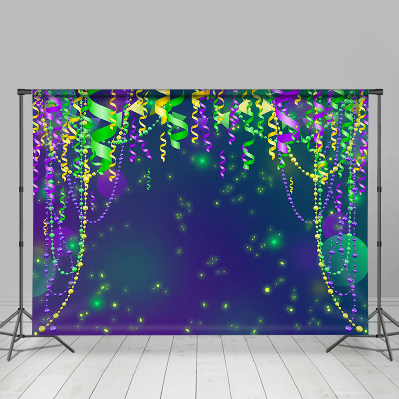 Lofaris Colorful Celebration Ribbons Dance Party Backdrop