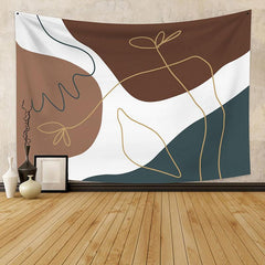 Lofaris Cute Sketch Abstract Bohemian Art Decor Wall Tapestry