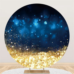 Lofaris Dark Night Theme With Shiny Golden Round Backdrop