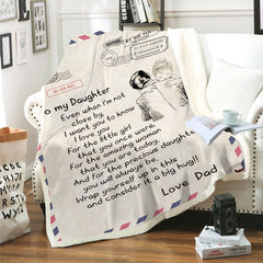 Lofaris Daughter¡¯s Gift - Lovely Letter Blanket