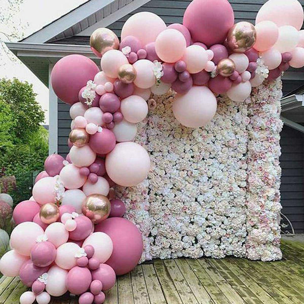 Macaron Pink Blue Balloon Garland Arch String Gold Moon Star Ballon Wedding  Decoration Baby Shower Wall Background Party Decor - Party & Holiday Diy  Decorations - AliExpress