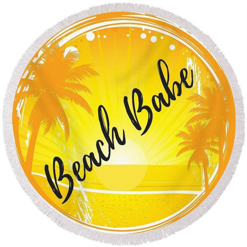 Lofaris Dusk Sun Beach Babe Palm Circle Warm Blanket