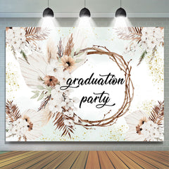 Lofaris Elegant Floral Graduation Celebration Party Backdrop