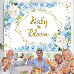 Lofaris Elegant Sweet Baby In Bloom Gender Reveal Backdrop