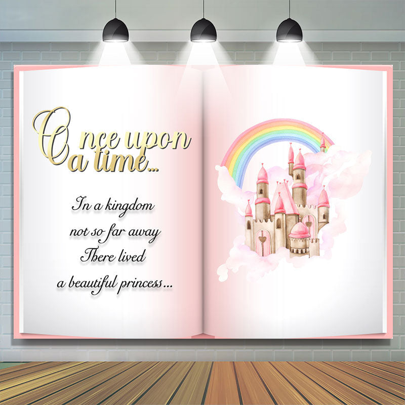 Lofaris Fairy Wonderland Once Upon A Time Birthday Backdrop