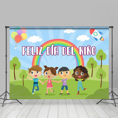 Lofaris Feliz Dia Del Nino Happy Childrens Day Backdrop