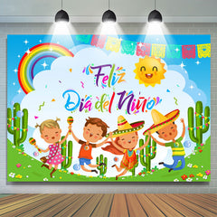 Lofaris Feliz Dia Del Nino Lovely Happy Childrens Day Backdrop