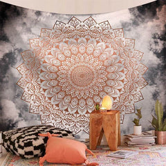 Lofaris Floral Pattern Mandala Room Decoration Wall Tapestry