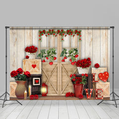 Lofaris Floral Western Love Sweet Happy Valetine Day Backdrop