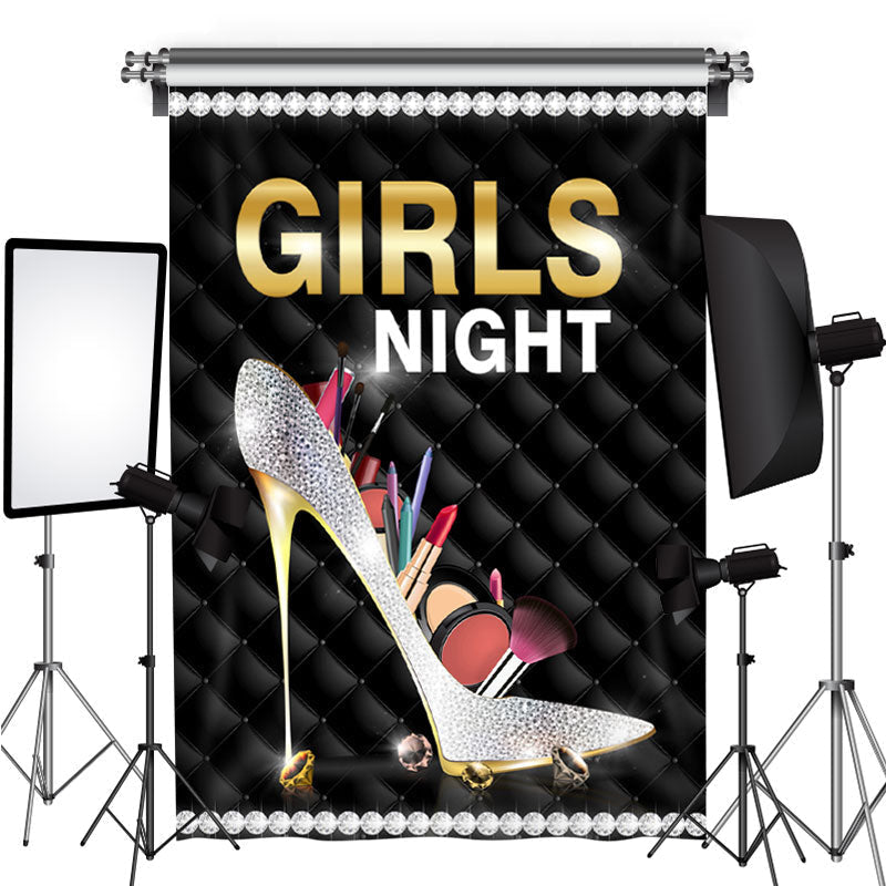 Lofaris Girls Night High Heels Decoration Backdrop for Party