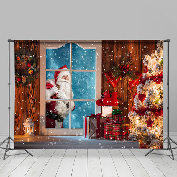 Lofaris Glitter Stars and Jingle-Bell Christmas Tree Backdrop | DIY Christmas Backdrop | Christmas Photo Backdrop | Winter Wonderland Backdrop