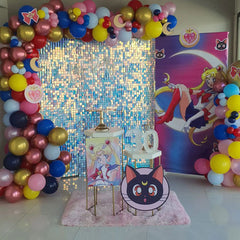 Lofaris Shimmer Wall Panels Photo Booth For Graduation Brithday Wedding