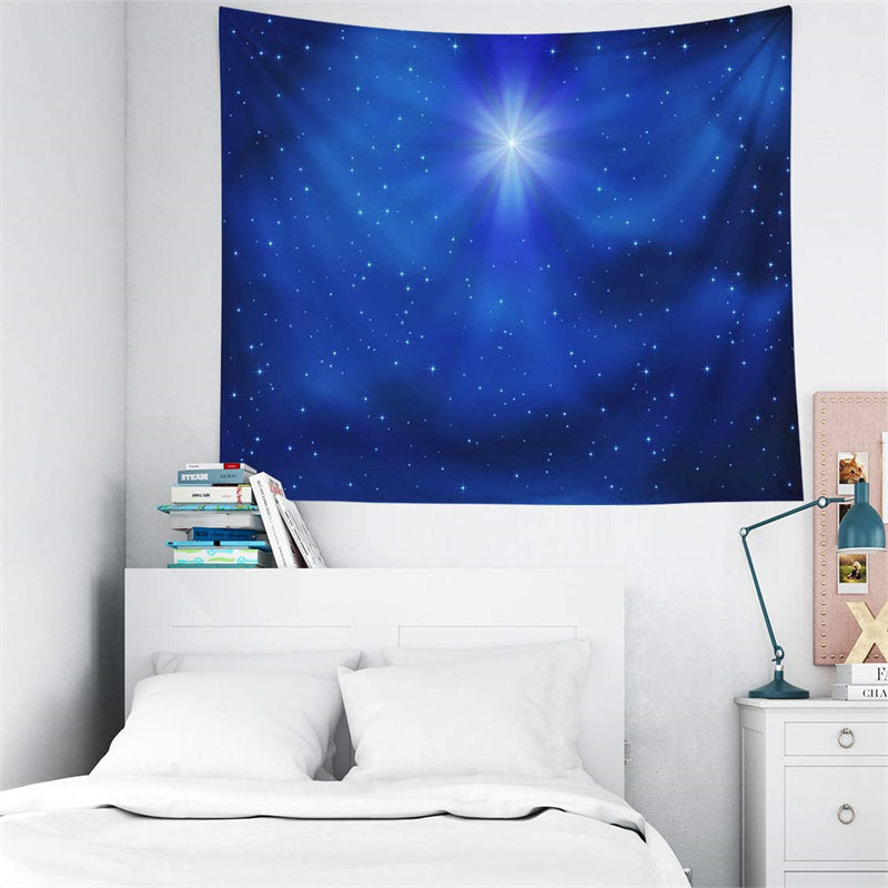 Blue 2024 star tapestry