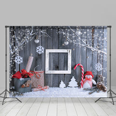 Lofaris Glitter Tree Snowflake Christmas Backdrop For Party