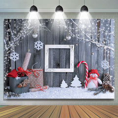 Lofaris Glitter Tree Snowflake Christmas Backdrop For Party