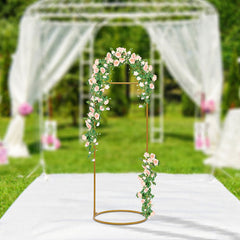 Lofaris Gold Floral Balloons Iron Decor Wedding Altar Stand