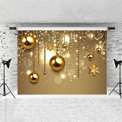 Lofaris Gold Glitter Bokeh Ball Decoration Chrismas Backdrop