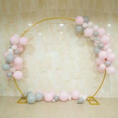 Lofaris Gold Metal Flower Hoop Balloon Diy Wedding Arch Stand