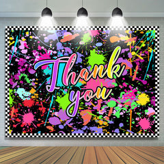 Lofaris Graffiti Black Wall Theme Thanksgiving Day Backdrop