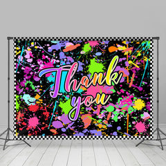 Lofaris Graffiti Black Wall Theme Thanksgiving Day Backdrop