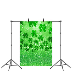 Lofaris Green Glitter Bokeh Happy St. Patrick’S Day Backdrop