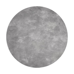 Lofaris Grey Abstract Simple Custom Circle Baby Shower Backdrop