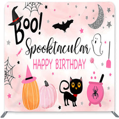 Lofaris Halloween Theme Double-Sided Backdrop for Birthday